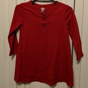 Old navy red tunic dress